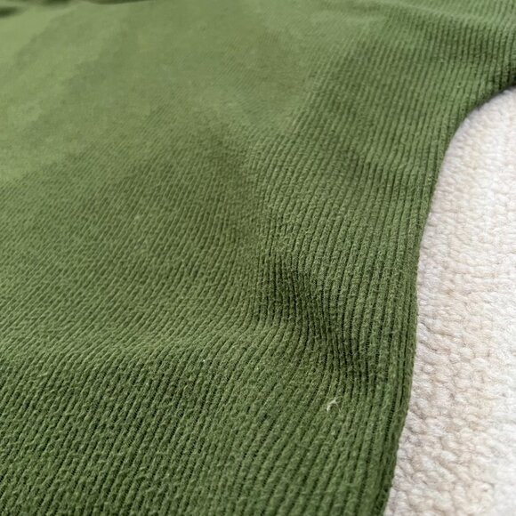 By Anthropologie Green Ribbed Knit Top M - Picture 8 of 11